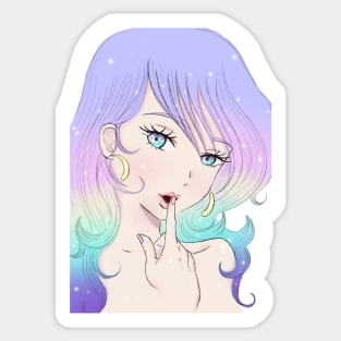 Rainbow girl Sticker